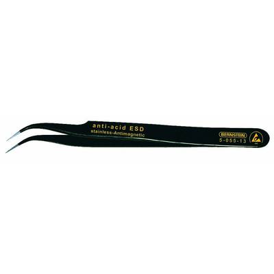 Bernstein Tools for Electronics 5-055-13 SMD-pincet 7a SA-ESD Seglspids bøjet, super-spids 120 mm