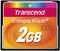 Transcend CompactFlash-hukommelseskort med 2 GB kapacitet, hastighed på 133x.
