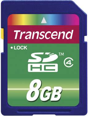 Transcend Standard SDHC-kort Retail 8 GB Class 4
