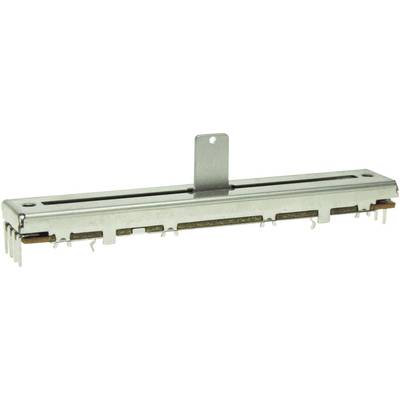En metallisk skyder med flere ben på undersiden, som oftest bruges til at indstille parametre i elektroniske enheder.