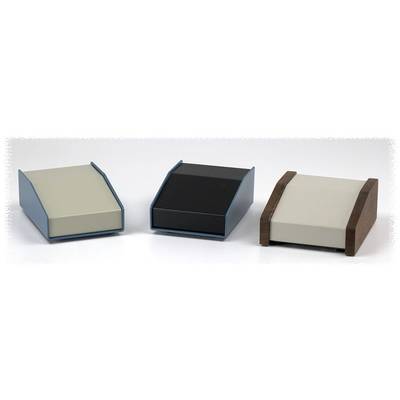 Hammond Electronics 1456CE3BKBU Pult-kabinet (L x B x H) 146 x 102 x 81 mm Aluminium Blå , Sort 1 stk