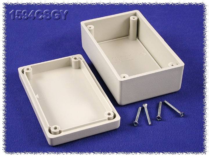 Hammond Electronics 1594CSGY Universalkabinet 105 x 66 x 45 ABS Grå 1 stk