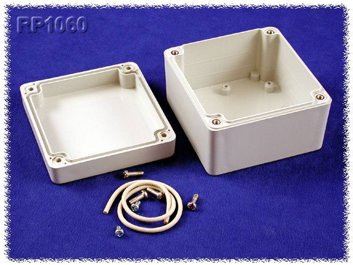 Hammond Electronics RP1060 Universalkabinet 85 x 80 x 55 Polykarbonat Grå 1 stk