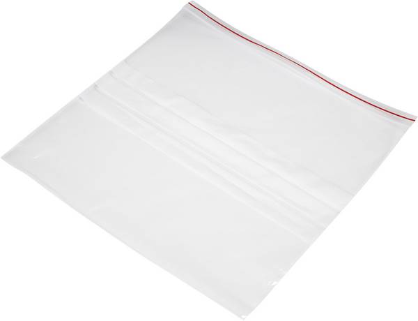 Tryklukningspose med tekstlabels (B x H) 300 mm x 300 mm Transparent Polyethylen 1 stk