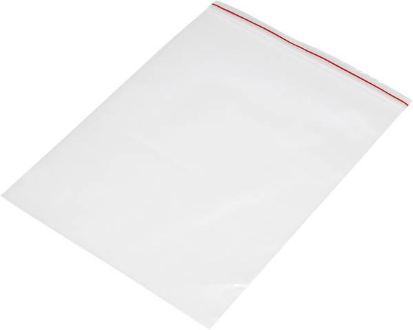 Tryklukningspose uden tekstlabels (B x H) 180 mm x 250 mm Transparent Polyethylen 1 stk