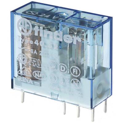 Finder 40.52.9.024.0000 Printrelæ 24 V/DC 8 A 2 x omskifter 1 stk