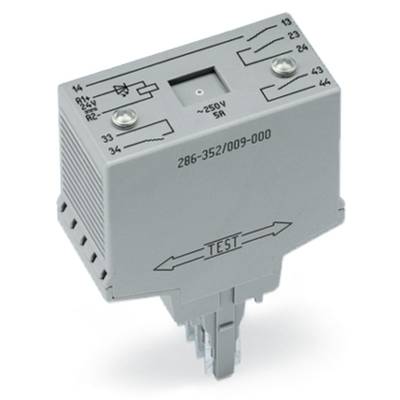 WAGO 286-352/004-000 Stikrelæ 24 V/DC 4 x sluttekontakt 1 stk købe