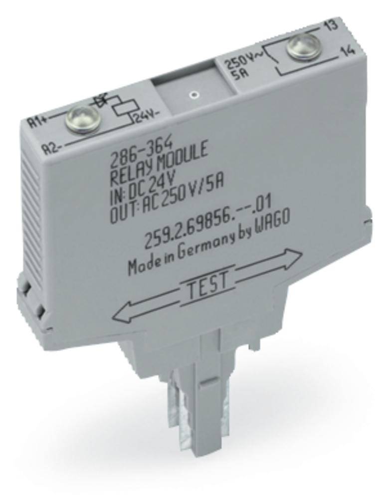 WAGO 286-364/004-000 Stikrelæ 24 V/DC 1 x sluttekontakt 1 stk købe