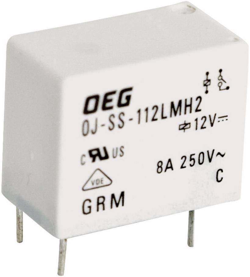 TE Connectivity OJ-SS-112LMH2,005 Printrelæ 12 V/DC 8 A 1 x ...