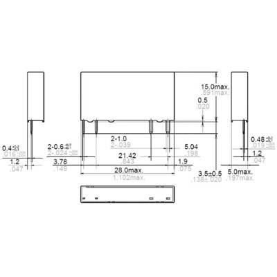 Panasonic APF10224 Printrelæ 24 V/DC 6 A 1 x sluttekontakt 1 stk købe