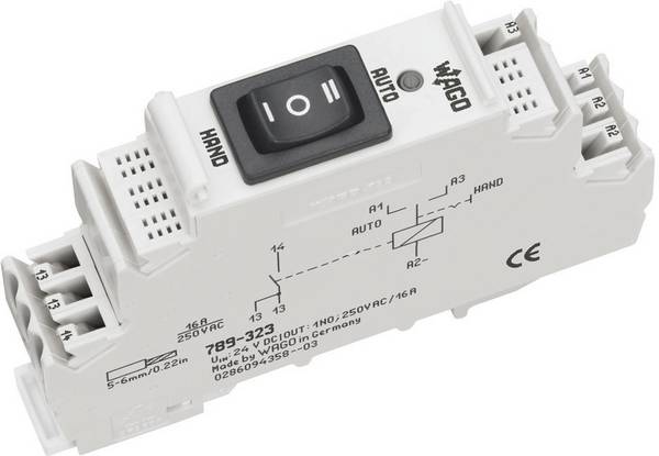WAGO 789-323 Relay SPST-NO 24Vdc