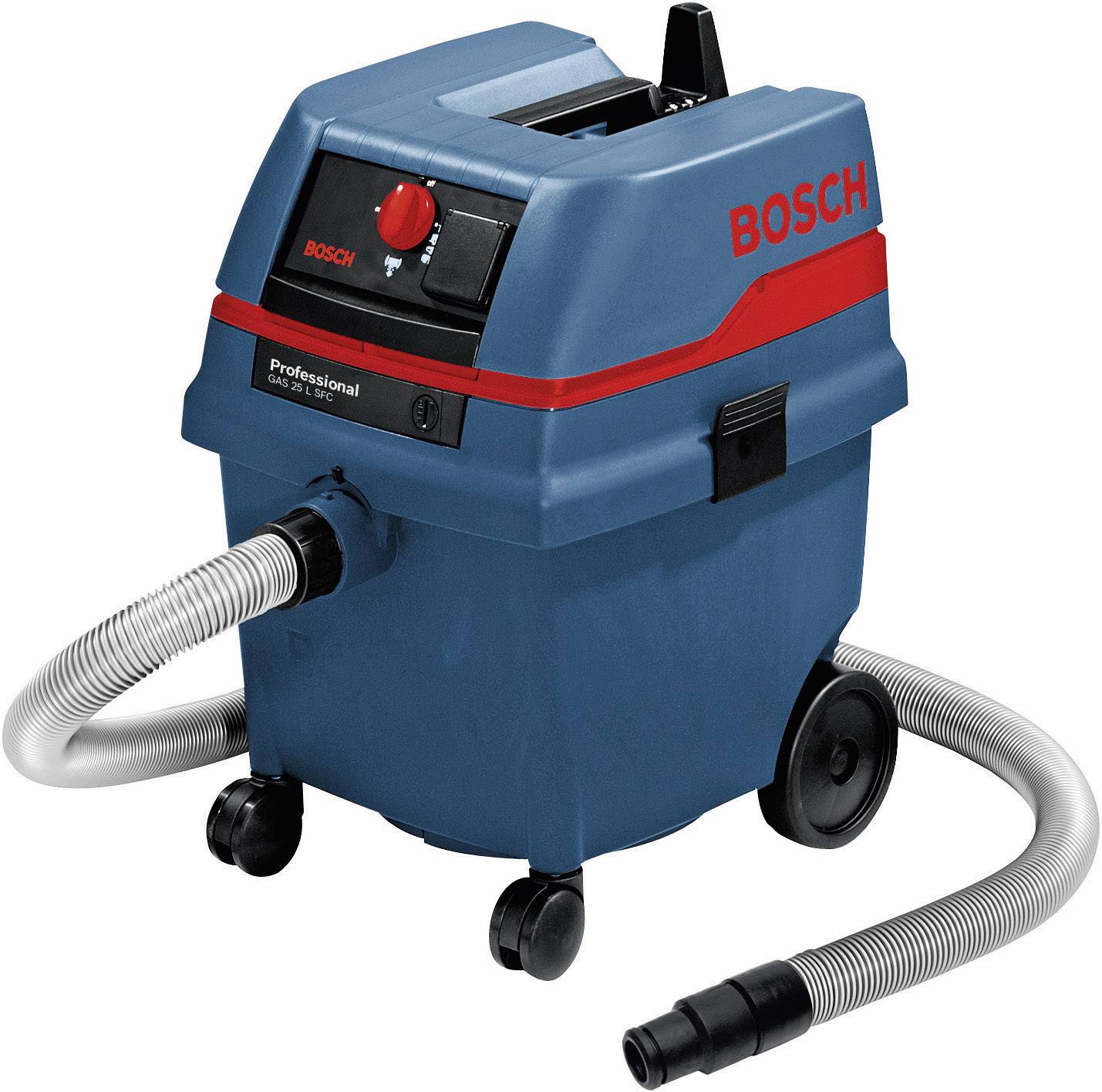 Bosch Professional GAS 25 L SFC 0601979103 Våd-/tørsuger 1200 W 25 l semiautomatisk rengøring af filteret, Støvklasse L-certificeret