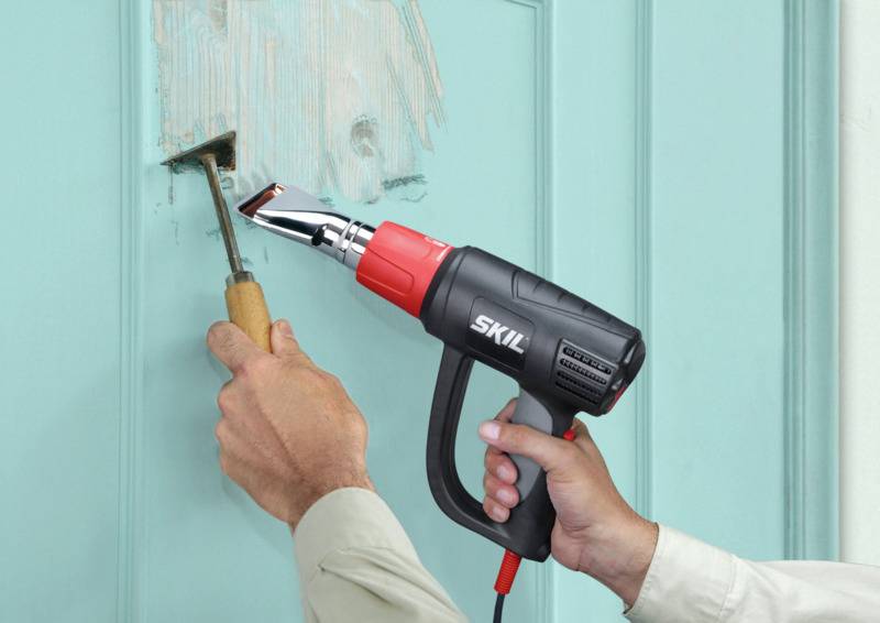 SKIL F0158004AA 8004 AA Varmluftsblæser inkl. tilbehør, Kuffert 2000 W-3