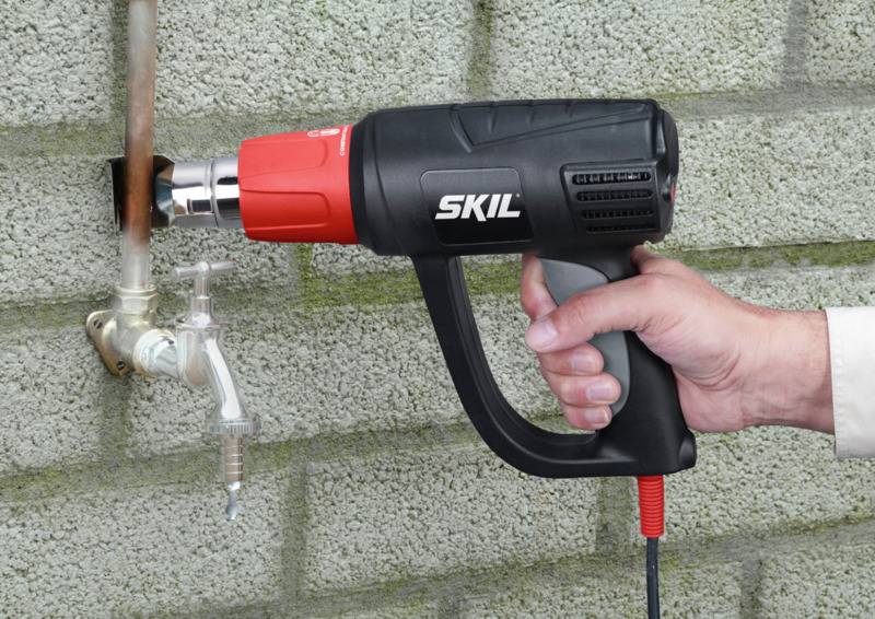 SKIL F0158004AA 8004 AA Varmluftsblæser inkl. tilbehør, Kuffert 2000 W-4