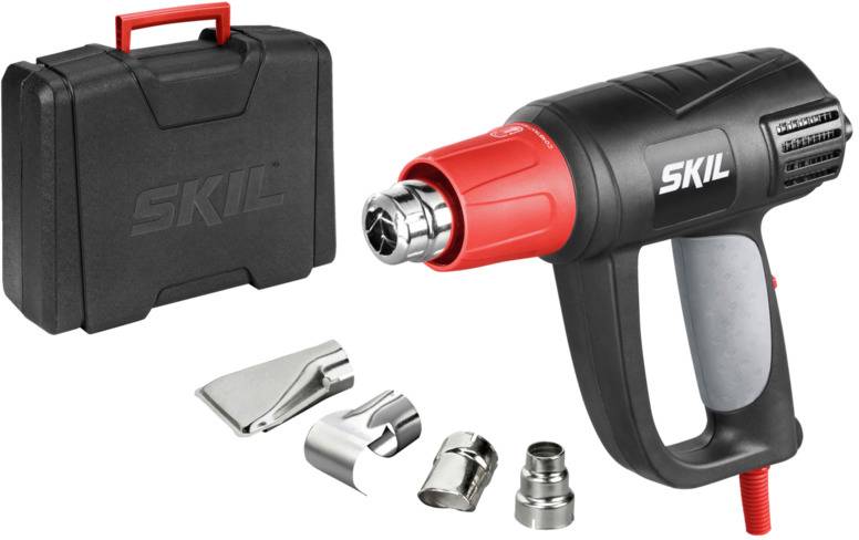 SKIL F0158004AA 8004 AA Varmluftsblæser inkl. tilbehør, Kuffert 2000 W-0