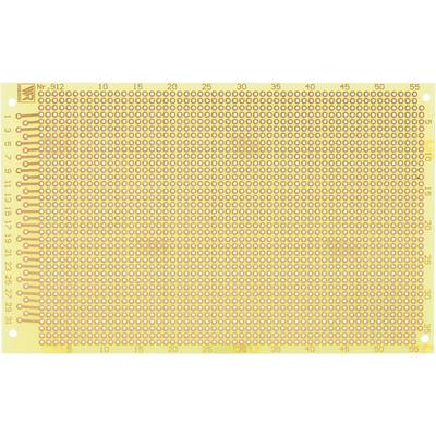 Rademacher WR-Typ 912 Printplade til eksperimenter  Epoxyd  (L x B) 160 mm x 100 mm 35 µm Rastermål 2.54 mm Indhold 1 st