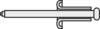 TOOLCRAFT 194735 Blindnitter (Ø x L) 3 mm x 5 mm Stål Aluminium A3*5 D7337-AL/ST 10 stk