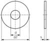 Mellemlægsskive 6.4 mm 18 mm Stål verzinkt 100 stk TOOLCRAFT 6,4 D9021-A2K 189011