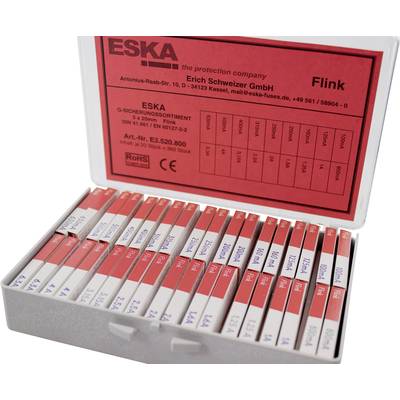 ESKA E3520800 Finsikring-sortiment (Ø x L) 5 mm x 20 mm Hurtig -F- Indhold 360 Teile