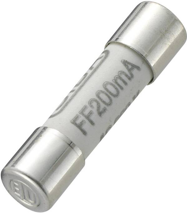 TRU COMPONENTS 433005 6FF-0200-H3 Finsikring (Ø x L) 6 mm x 32 mm 0.2 A 600 V Superhurtig -FF- Indhold 1 stk