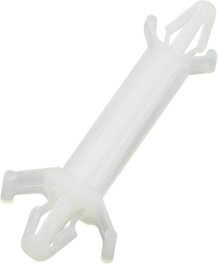 En hvid plastikvandprop med flere modhager.