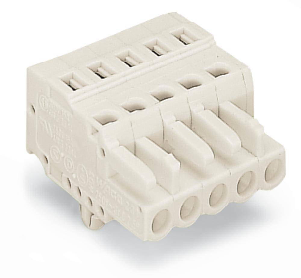 WAGO Tilslutningskabinet-kabel 721 Samlet antal poler 10 Rastermål: 5 mm 721-110/008-000 50 stk