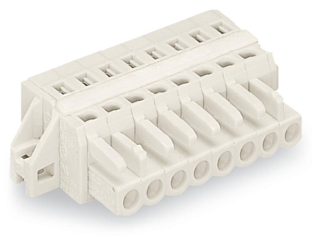 WAGO Tilslutningskabinet-kabel 721 Samlet antal poler 10 Rastermål: 5 mm 721-110/027-000 25 stk