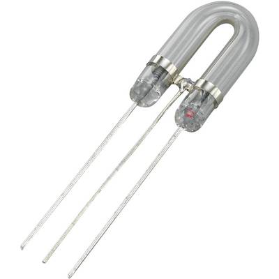 Elektronisk komponent: Gasudladningsrør med to parallelle metalforbindelser. Det beskytter mod spændingsstigninger.