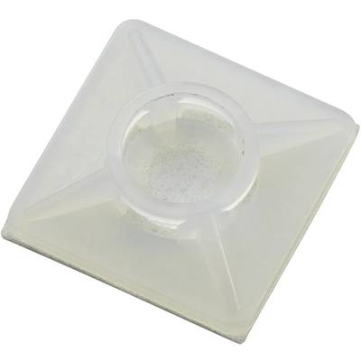TRU COMPONENTS WCA26R Fastgørelsessokkel 541293 Bundt-Ø-område 4.80 mm (max) 4-dobbelt indfletning Transparent 1 stk