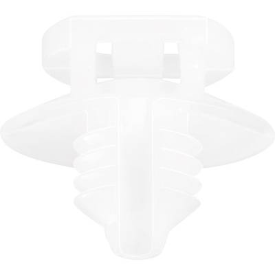 TRU COMPONENTS TC-PHC-5203 Kabelholder 1593074 Bundt-Ø-område 13.40 mm (max) Med lamelfod Natur 1 stk