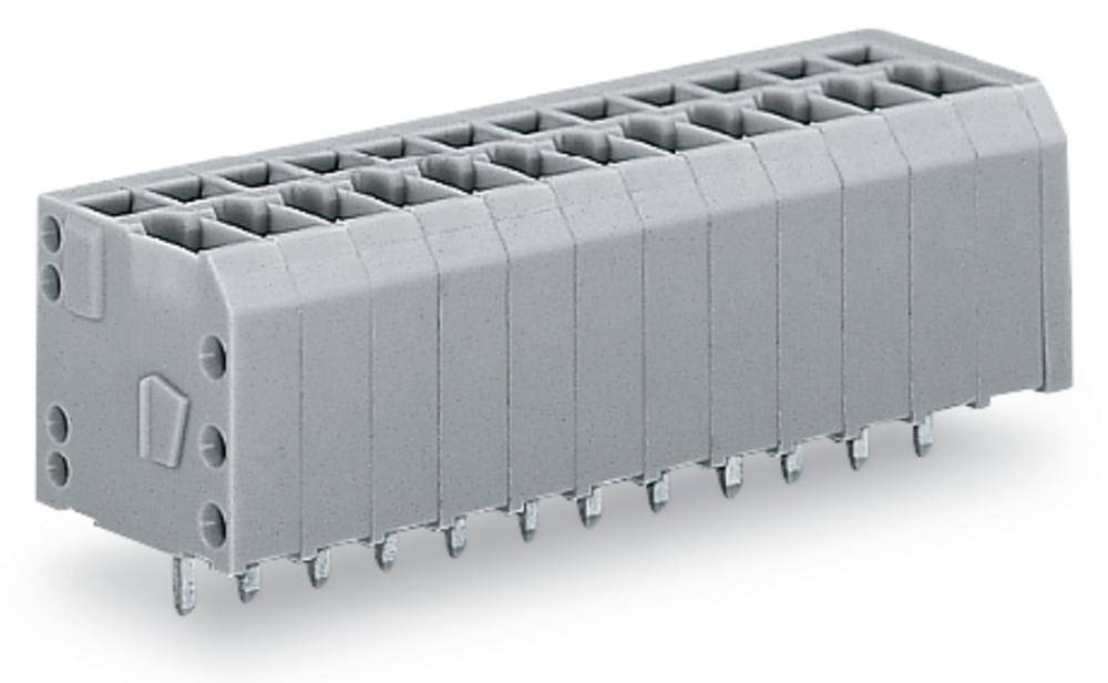 WAGO 739-306 Fjederkraftsklemmeblok 1.50 mm² Poltal 6 Grå 200 stk