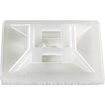 TRU COMPONENTS TC-HCR102203 Fastgørelsessokkel Selvklæbende 1593045 Bundt-Ø-område 3.60 mm (max) 4-dobbelt indfletning S