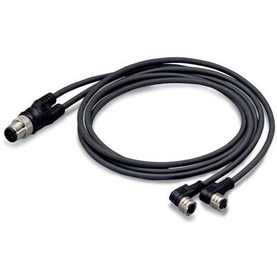 WAGO 756-5514/040-020 Sensor-/Aktor-Verteiler ARC adapter M8 Stik, lige, Tilslutning, vinklet 2.00 m 10 stk