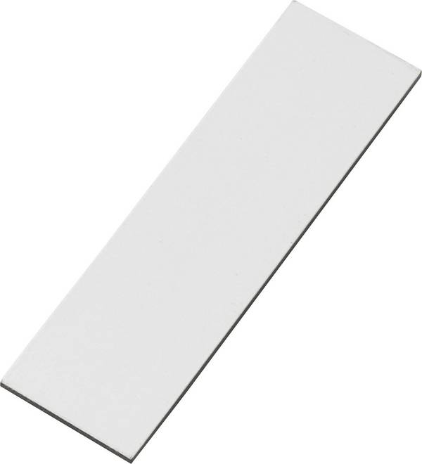 TRU COMPONENTS 1563952 Magnet-pad Hvid (L x B) 66 mm x 20 mm 1 stk