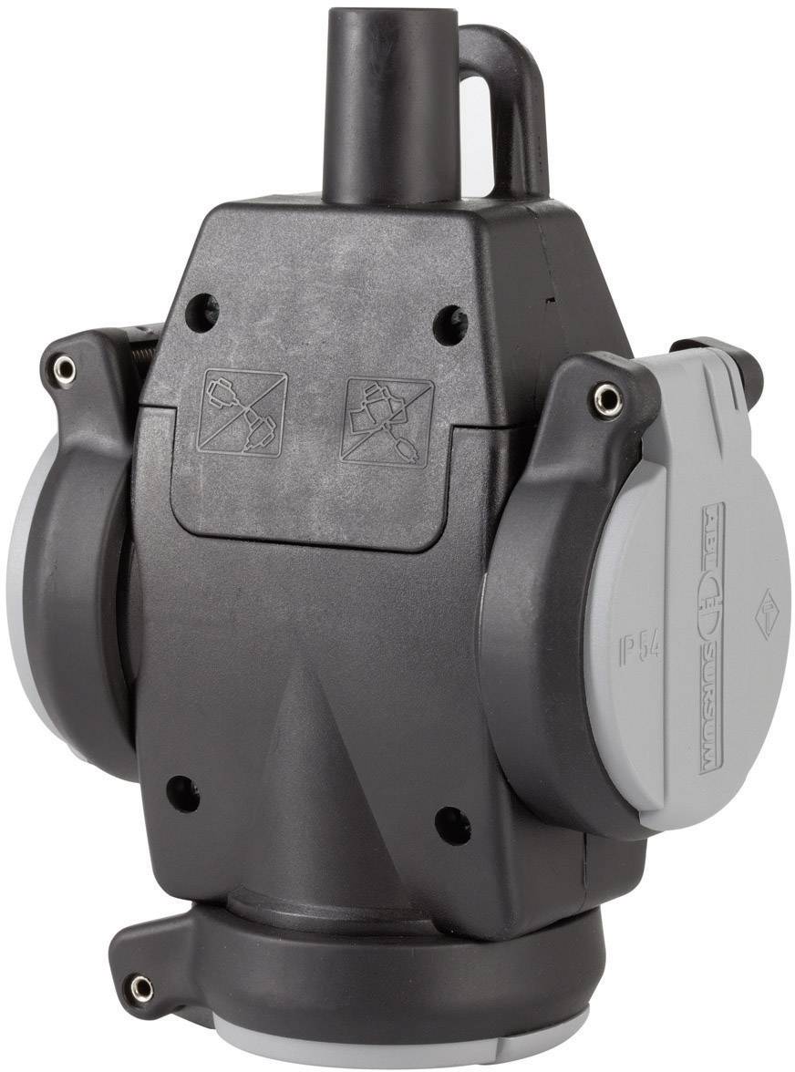 ABL Sursum 1173563 forgreningsled Gummi 230 V Grå, Sort IP54