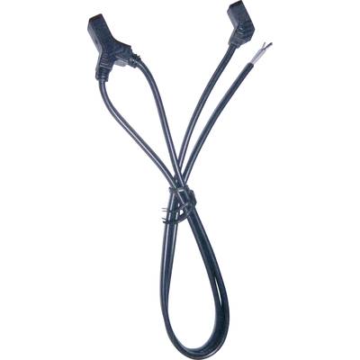 Wallair N40985 2x ventilator-tilslutningskabel Sort