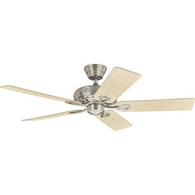 Hunter Savoy BN Loftsventilator 80 W (Ø x H) 132 cm x 300 mm Krom (børstet)