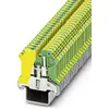 Phoenix Contact 0441517 Trippel-beskyttelseslederklemme 6.2 mm Skruer Grøn, Gul 50 stk