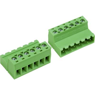PTR Hartmann Tilslutningskabinet-kabel AK(Z)950 Samlet antal poler 7 Rastermål: 5.08 mm 50950077028E 1 stk