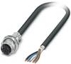 Phoenix Contact 1419331 Sensor- /aktor-stikforbinder til indbygning M12 Tilslutning, indbygning 2.00 m Pol-tal (RJ): 5 1 stk