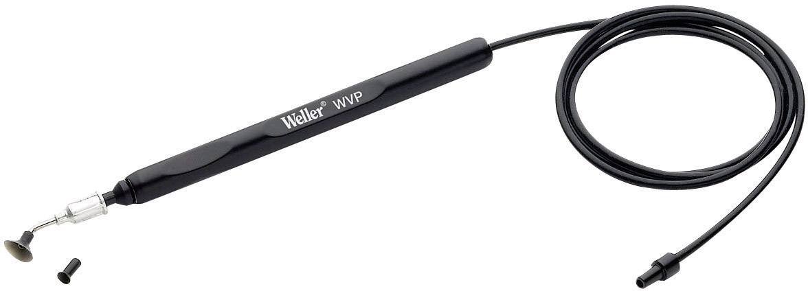 'Loddekolbe Weller WVP' med et langt, tyndt håndtag og kabel. Særligt velegnet til præcisionslodning takket være den fine spids.