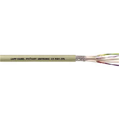 LappKabel 0034254, CY PIDY (TP) Control Data Cable, 6 x 2 x 0.25 mm², Grey Sheath