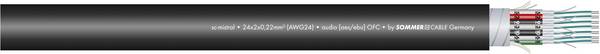 Sommer Cable 100-0101-08 Multicorekabel 8 x 2 x 0.22 mm² + 1 x 2 x 0.22 mm² Sort Metervare