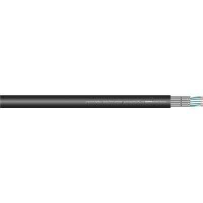 Sommer Cable 100-0451-04 Multicorekabel 4 x 2 x 0.14 mm² Sort Metervare