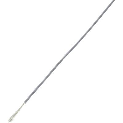 TRU COMPONENTS 1570173 Tråd LiY 1 x 0.14 mm² Grå 25 m