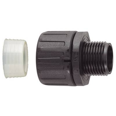 HellermannTyton 166-21611 HGL21-S-PG16 Slangeforskruning Sort PG16 16.70 mm Lige 1 stk