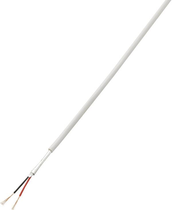 TRU COMPONENTS 1567173 Alarmkabel LiYY 2 x 0.14 mm² Hvid 50 m