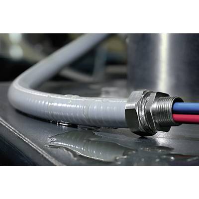HellermannTyton 166-40304 PSRSC25 Bølgerør Grå 21 mm Metervare