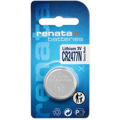 Renata Knapcellebatteri CR 2477N 3 V 1 stk 950 mAh Lithium-0