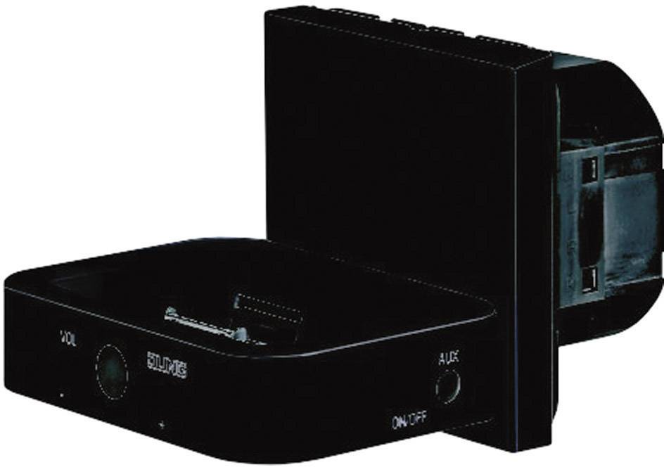 Jung Indsats Dockingstation LS 990, AS 500, CD 500, LS design, LS plus, FD design, A 500, A Plus, A Creation, CD plus, SL 500 Sort MCLS100SW